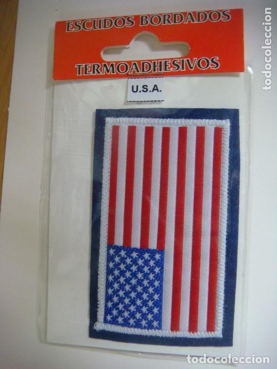 Militaria: PARCHE DE TELA BANDERA DE U.S.A.