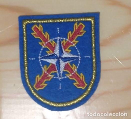 Militaria: PARCHE BRAZO CUARTEL GENERAL OTAN/HQ-NRCD