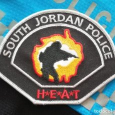 Militaria: PARCHE POLICÍA. SOUTH JORDAN POLICE HEAT (UTAH-ESTADOS UNIDOS)