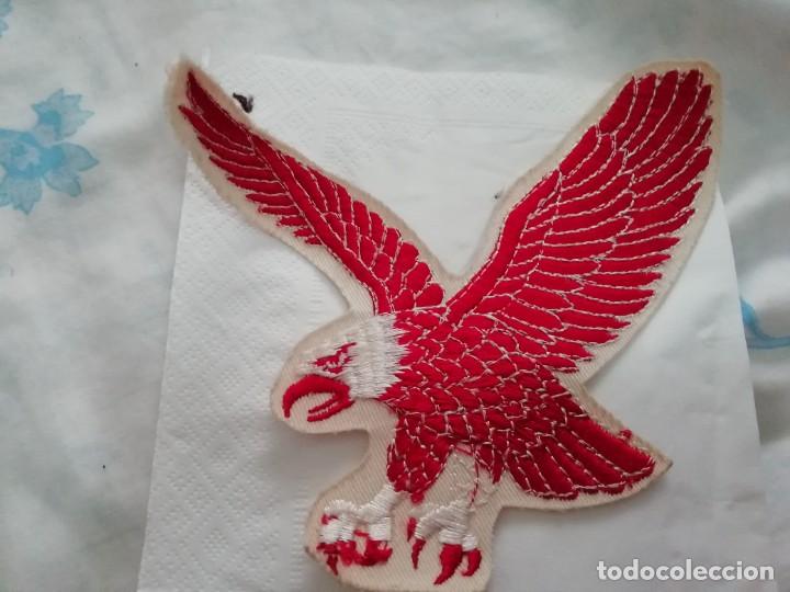 Militaria: Parche tela &aacute;guila bordado