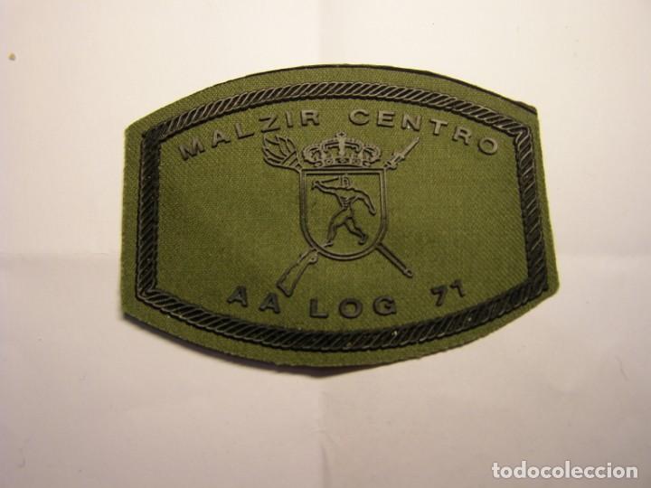 Militaria: Parche del Ej&eacute;rcito Espa&ntilde;ol. Malzir Centro. AA LOG 71. - Foto 1
