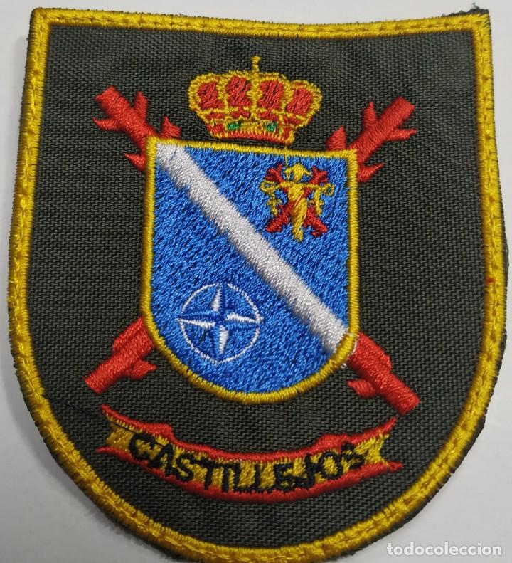 Military Antiques: PARCHE EMBLEMA BORDADO A COLOR AGT CASTILLEJOS KSPAGT XVI
