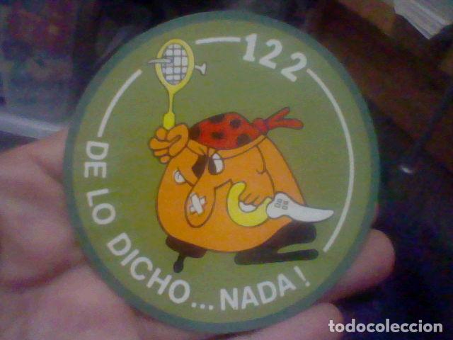 Military Antiques: ALA 12 122 ESCVADRON DE LO DICHO NADA EJERCITO AIRE PARCHE MILITAR PLASTICO 9 CMS **