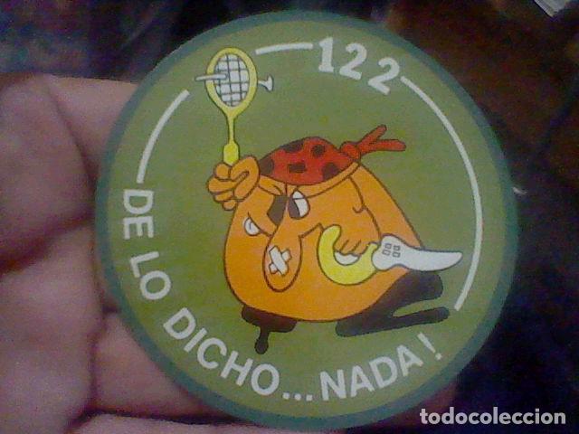 Military Antiques: ALA 12 122 ESCVADRON DE LO DICHO NADA EJERCITO AIRE PARCHE MILITAR PLASTICO 9 CMS ****