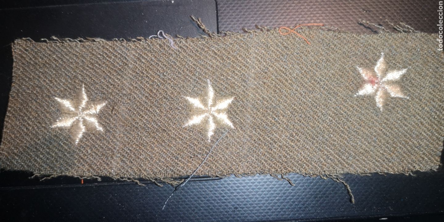 Militaria: Estrellas bordadas