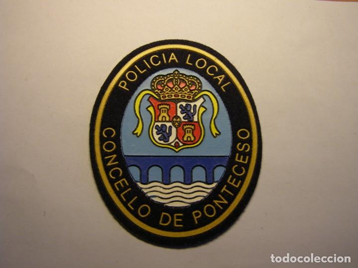 Militaria: Parche de policia local. Concello de Pontecelso. - Foto 1