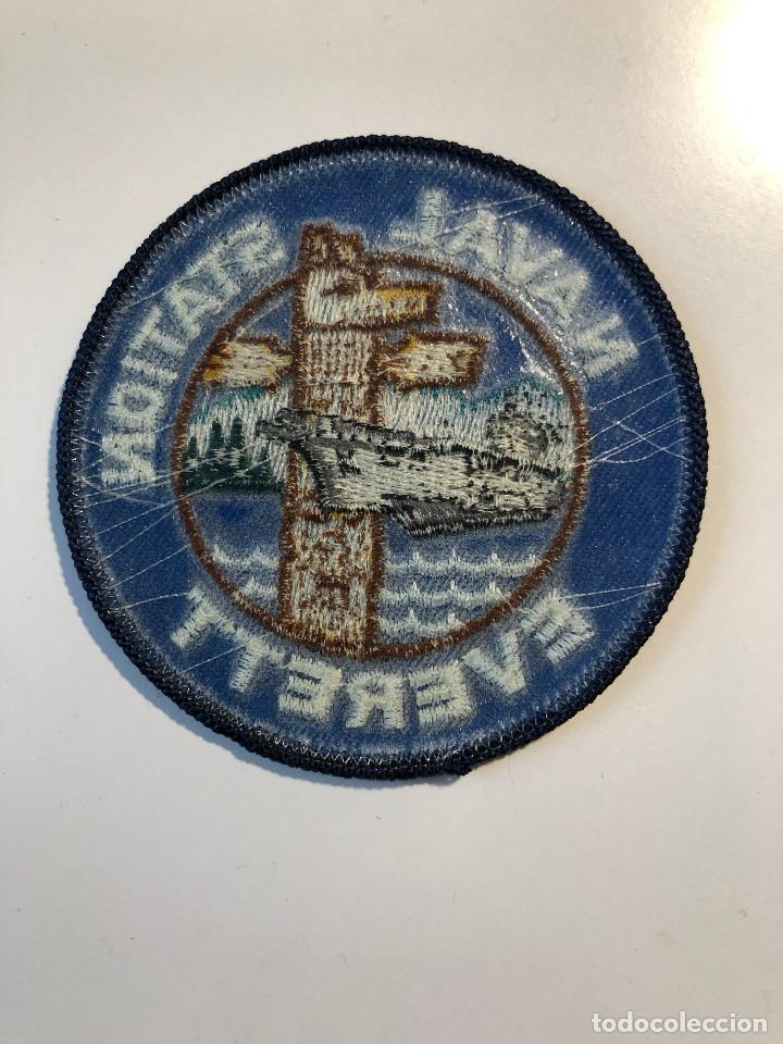 Militaria: Parche militar Naval Station Everett - Foto 2