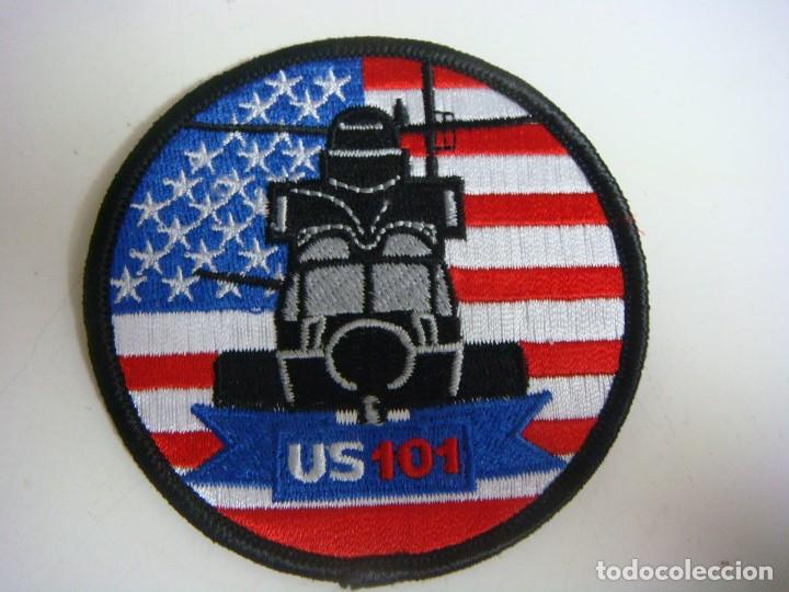 Military Antiques: PARCHE DE TELA AMERICANO US-101