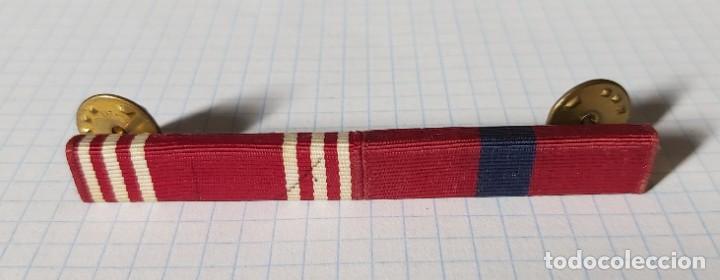 Military Antiques: Pasador americano de 2 medallas