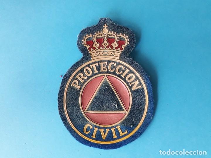 Militaria: PARCHE DE PROTECCION CIVIL - Foto 1