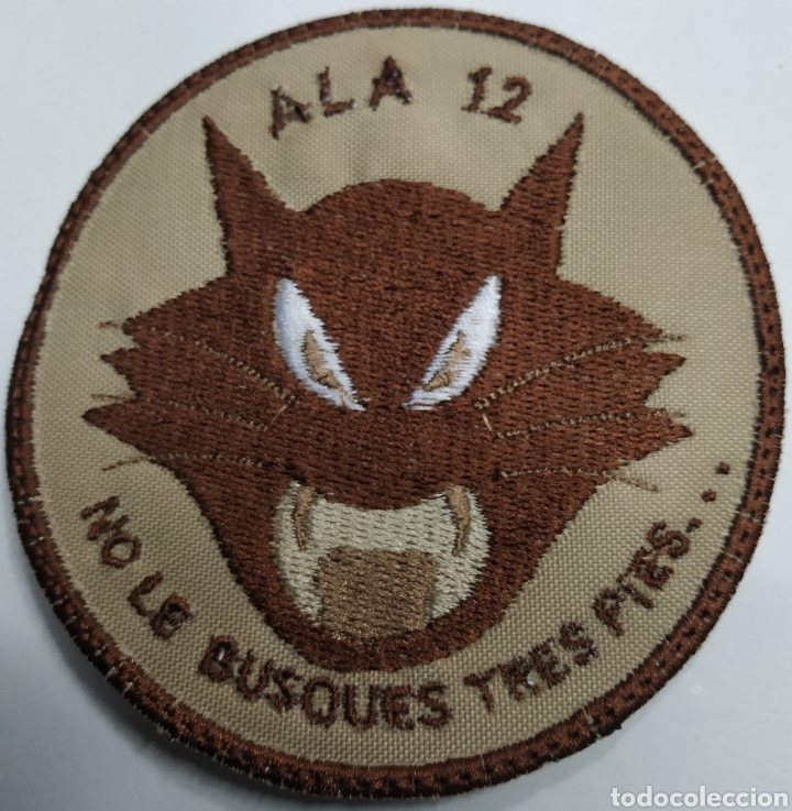 Militaria: PARCHE EMBLEMA DE BRAZO BORDADO &Aacute;RIDO ALA 12