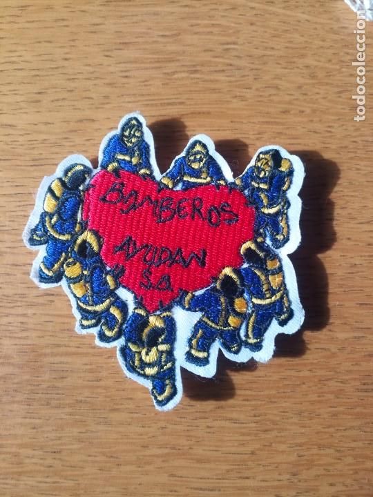 Militaria: Parche tela bomberos - Foto 1