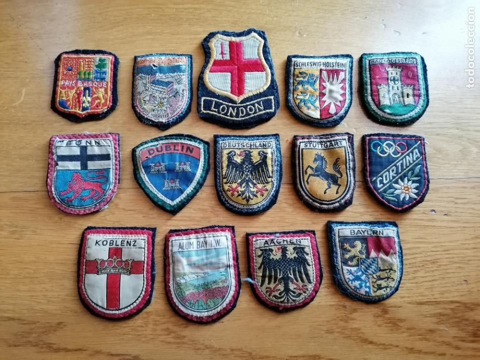 Militaria: LOTE DE 14 PARCHES EMBLEMAS DIFERENTES DE TELA DESTACA ALEMANIA - VER FOTOS