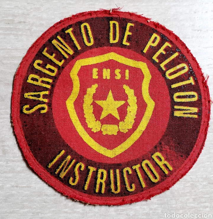 Militaria: PARCHE SARGENTO DE PELOT&Oacute;N, INSTRUCTOR ENSI - Foto 1