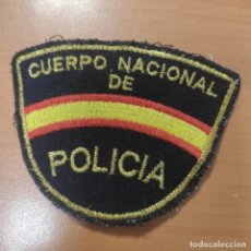 Militaria: PARCHE ESCUDO DE BRAZO CUERPO NACIONAL POLICIA