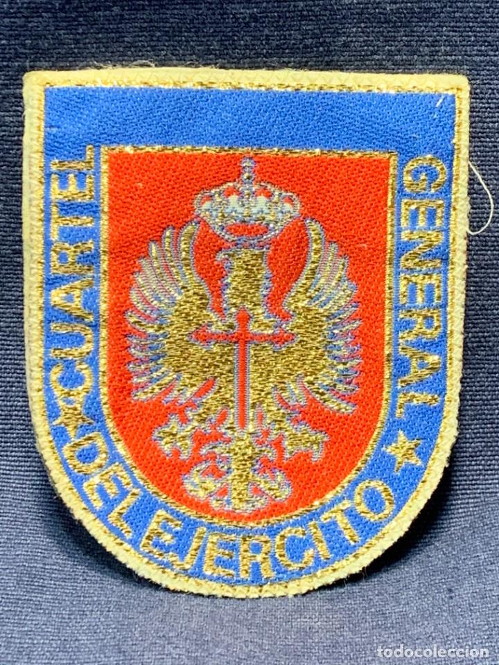 Militaria: PARCHE TELA MILITAR CUARTEL GENERAL DEL EJERCITO 7,5X6,5CMS