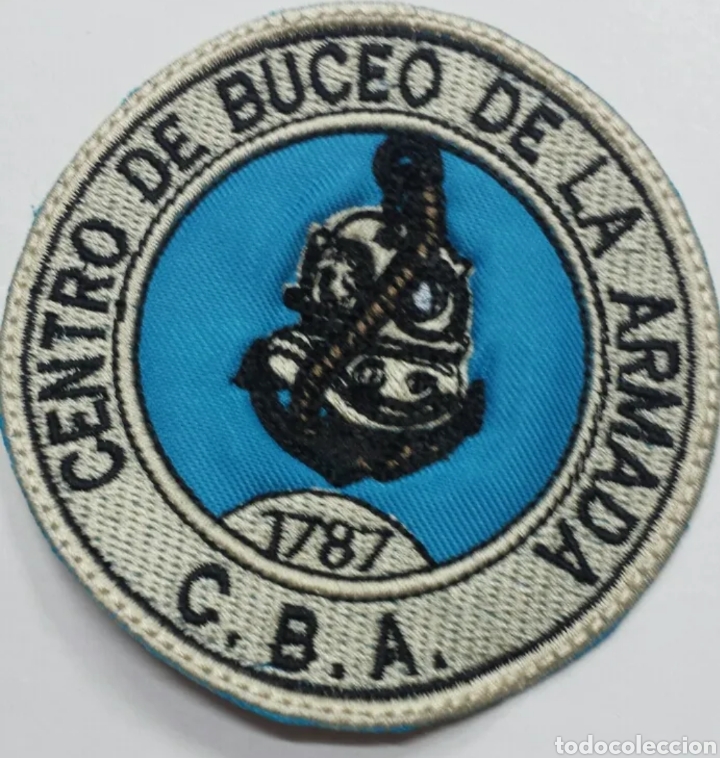 Militaria: PARCHE EMBLEMA DEL CENTRO DE BUCEO DE LA ARMADA C.B.A - Foto 1