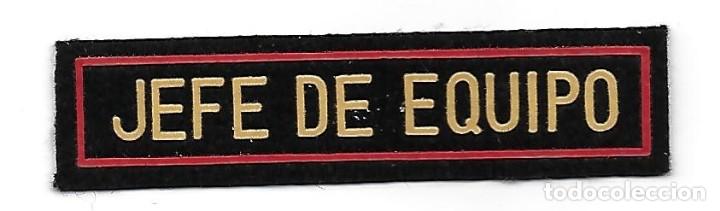 Militaria: parche JEFE DE EQUIPO - Foto 1