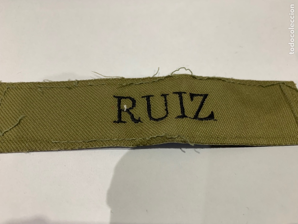parche de pecho con nombre ruiz - Comprar Parches de tela militares en  todocoleccion - 293539283