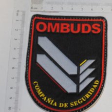 Militaria: PARCHE DE TELA EMPRESA DE SEGURIDAD PRIVADA OMBUDS