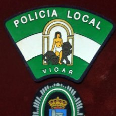 Militaria: PARCHE EMBLEMA ESCUDO DE PECHO .POLICIA LOCAL DE VICAR ( ALMERÍA ) .. Lote 300472908