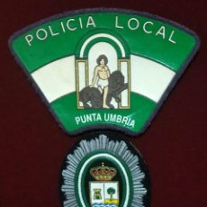 Militaria: PARCHE EMBLEMA ESCUDO DE PECHO .POLICIA LOCAL DE PUNTA UMBRIA ( HUELVA) .. Lote 300472998