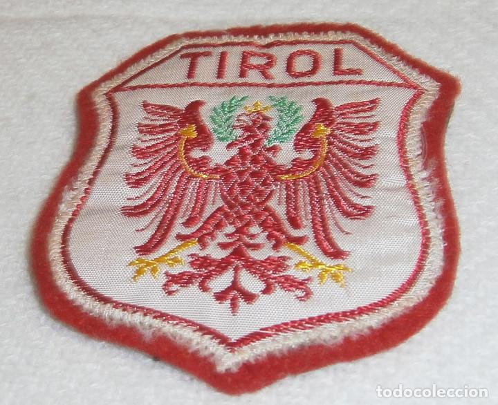 Militaria: parche de tela del TIrol