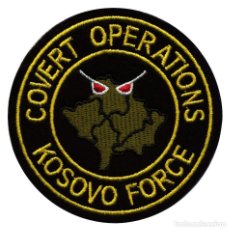 Militaria: PARCHE MILITAR KOSOVO FORCE - COVERT OPERATIONS. Lote 316968018