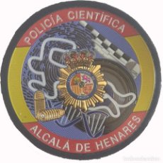 Militaria: PARCHE TEFLEX POLICIA NACIONAL POLICÍA CIENTÍFICA ALCALÁ DE HENARES. Lote 335869468