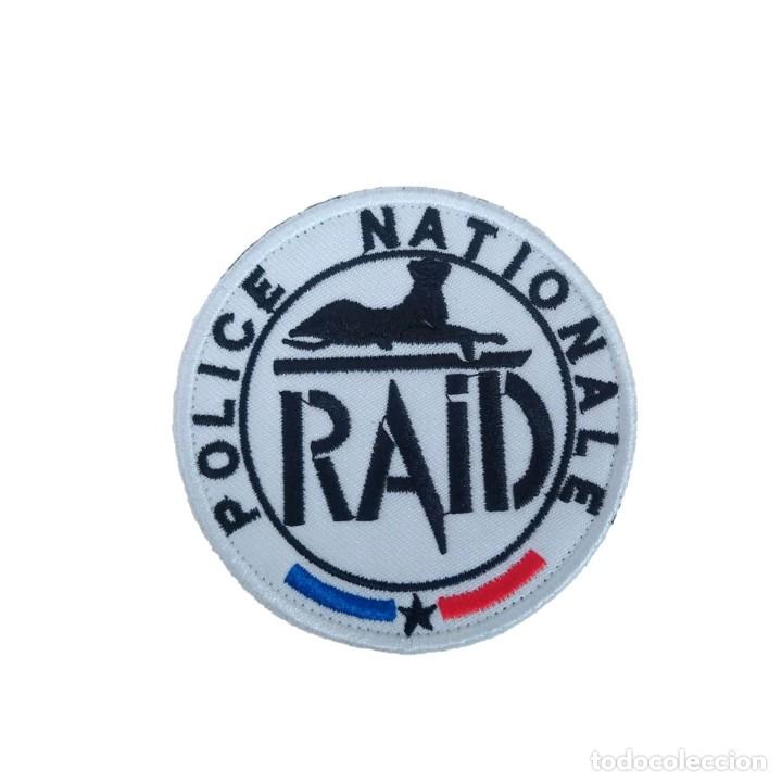 Militaria: Parche Hook and loop - Policia Nacional RAID 8cm - Foto 1