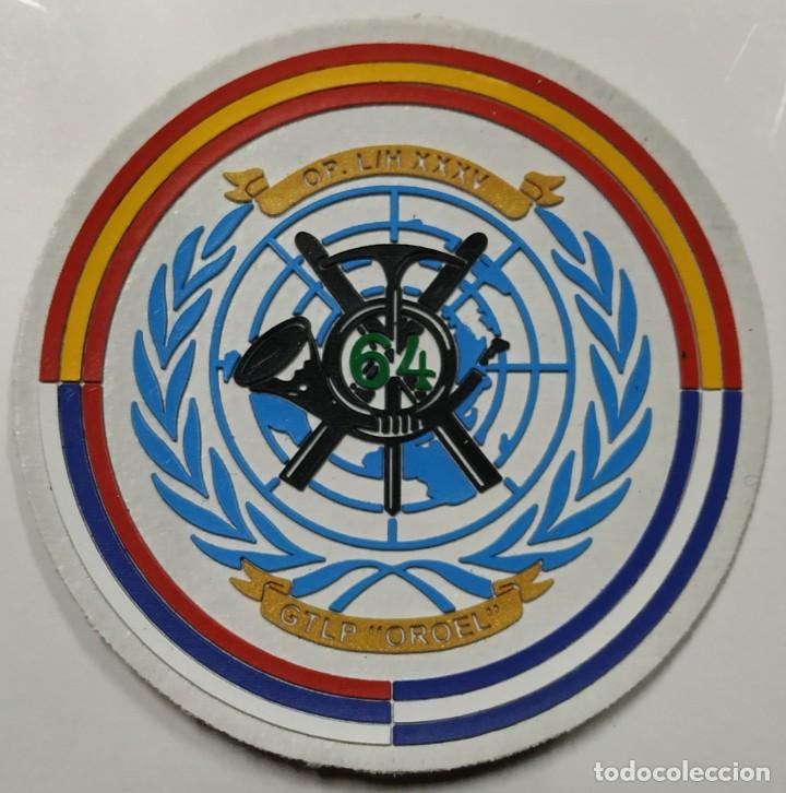 Militaria: PARCHE EMBLEMA DE BRAZO A COLOR OPERACI&Oacute;N L/H XXXV GTLP OROEL GALICIA 64 MONTA&Ntilde;A