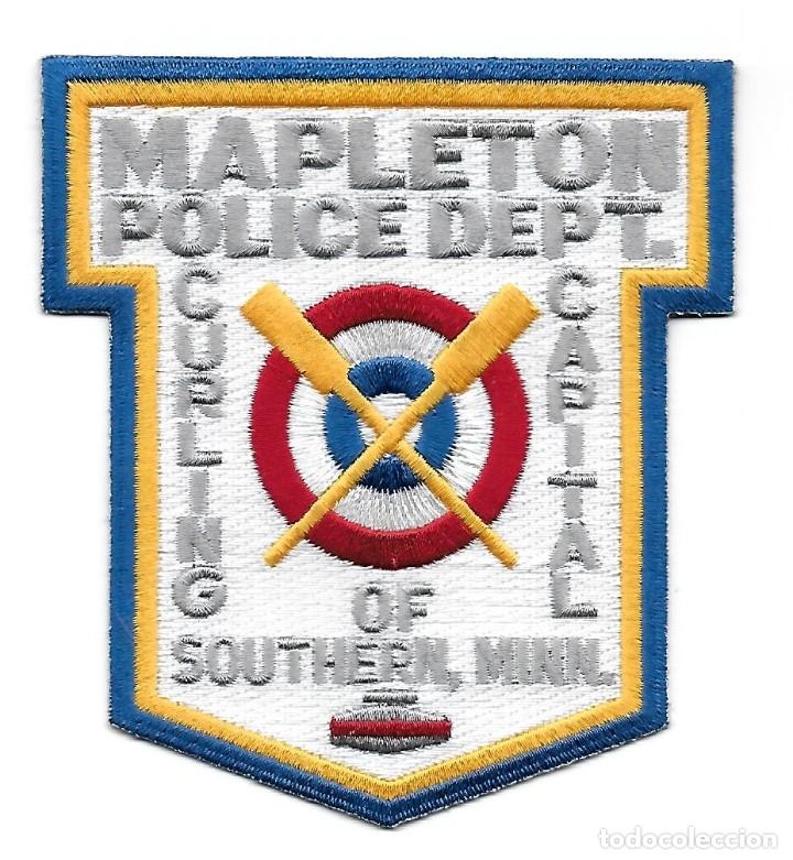 Militaria: parche POLICIA USA MAPLETON - Foto 1