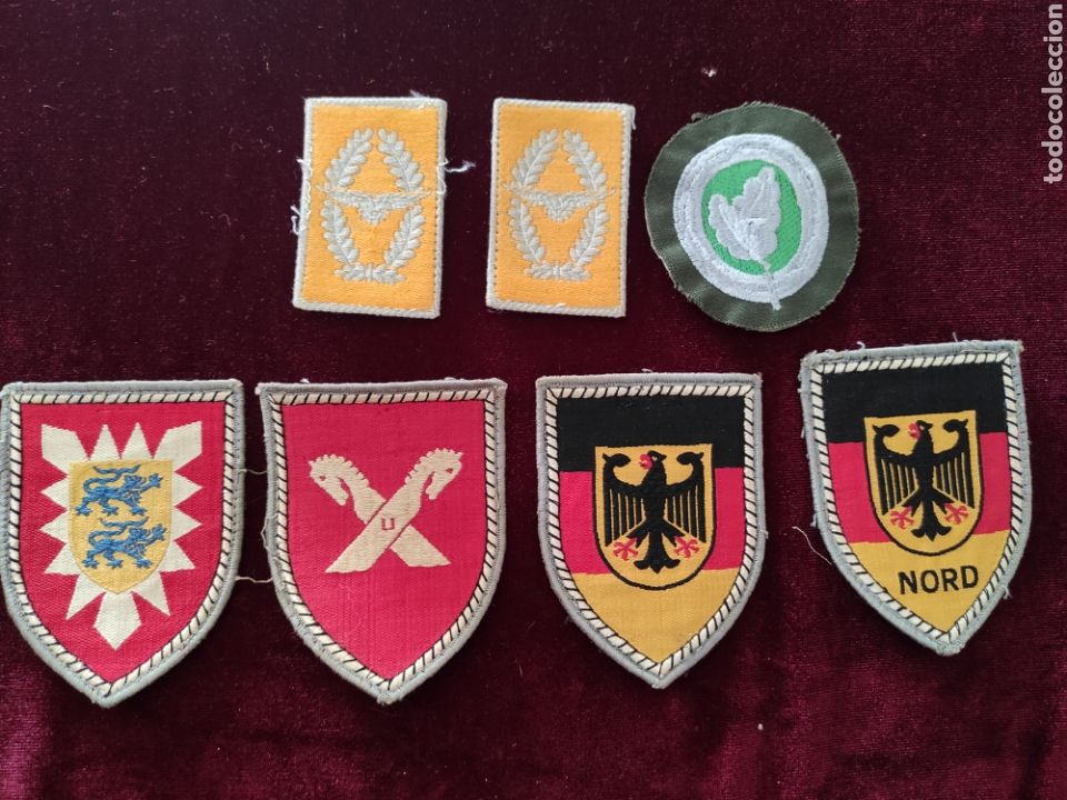 Militaria: Lote de 7 parches del Ej&eacute;rcito alem&aacute;n. Bunderswerh - Foto 1