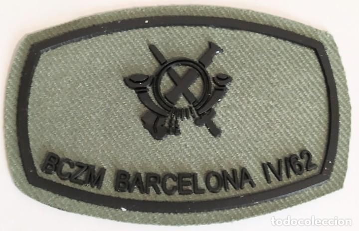 Militaria: PARCHE EMBLEMA DE PECHO VERDE REGIMIENTO DE INFANTER&Iacute;A ARAPILES 62 BCZM BARCELONA IV/62