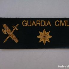 Militaria: GUARDIA CIVIL : GALLETA DE PECHO DE UN COMANDANTE DE LA BENEMERITA