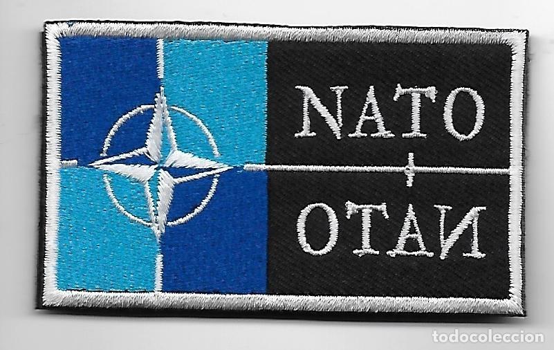 Militaria: parche DE LA OTAN con velcro - Foto 1