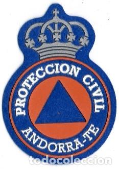 Militaria: parche PROTECCION CIVIL ANDORAA TERUEL - Foto 1