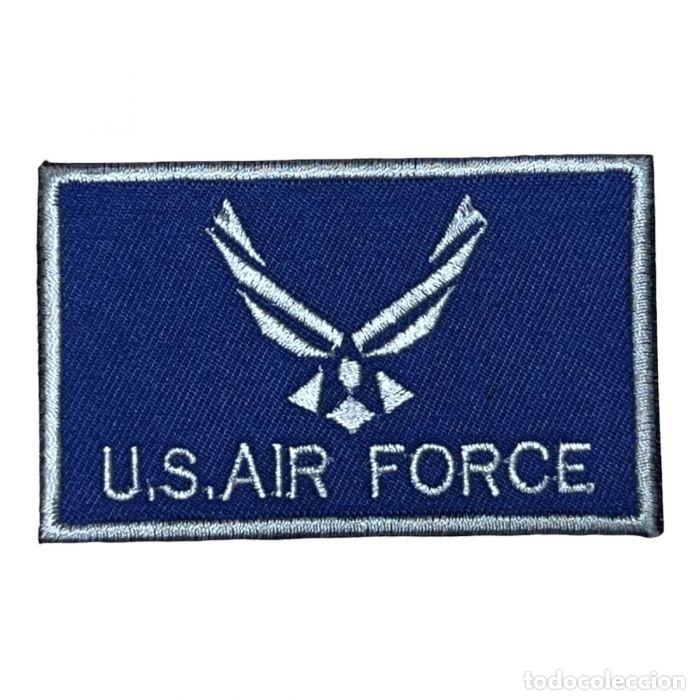 Militaria: Parche Hook and loop U.S Air Force 8x5 cm - Foto 1