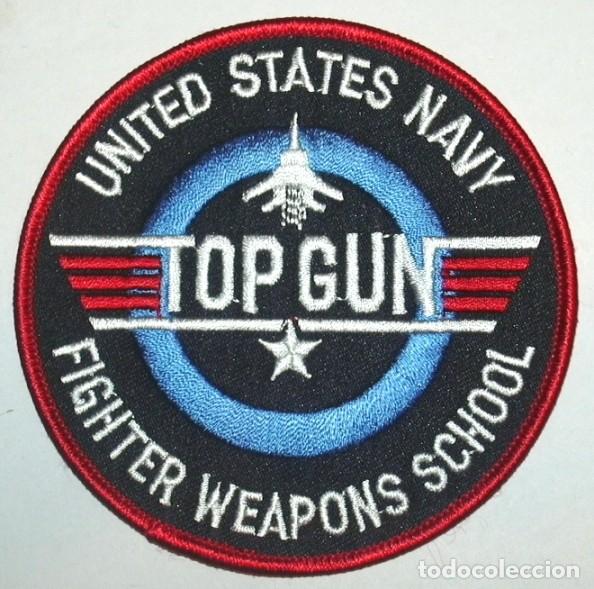 Militaria: parche AVIACION NAVAL USA ESCUELA TOP GUN