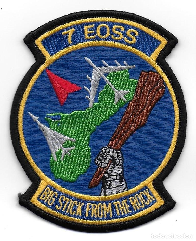 Militaria: parche AVIACION USA 7 EOSS - Foto 1