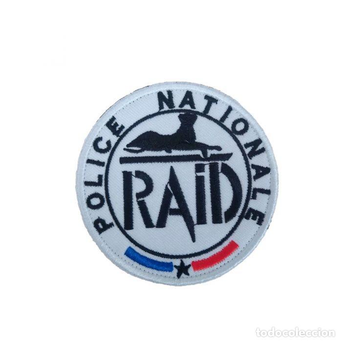 Militaria: Parche Hook and loop - Policia Nacional RAID 8cm - Foto 1