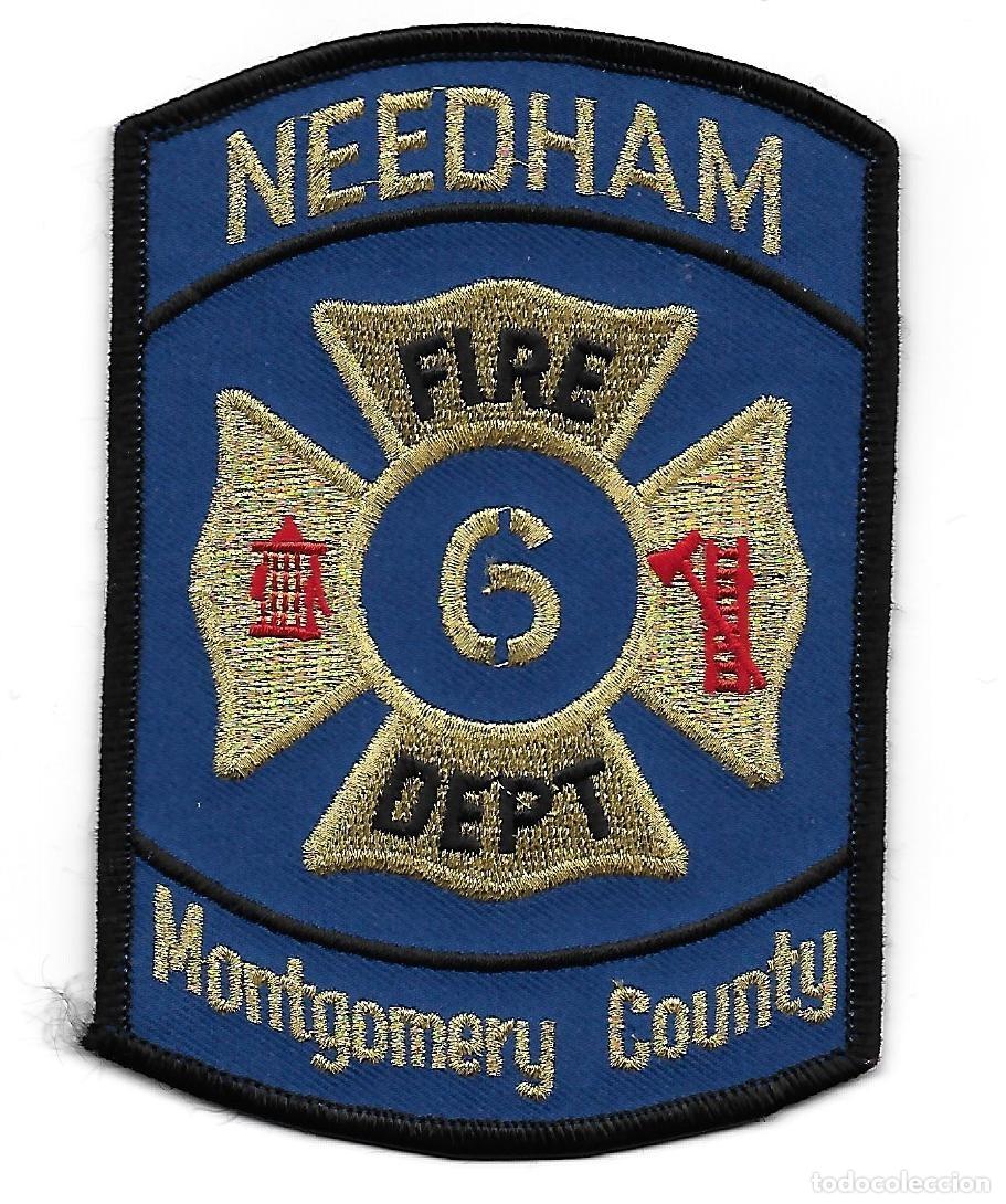Militaria: parche BOMBERO USA NEEDHAM - Foto 1