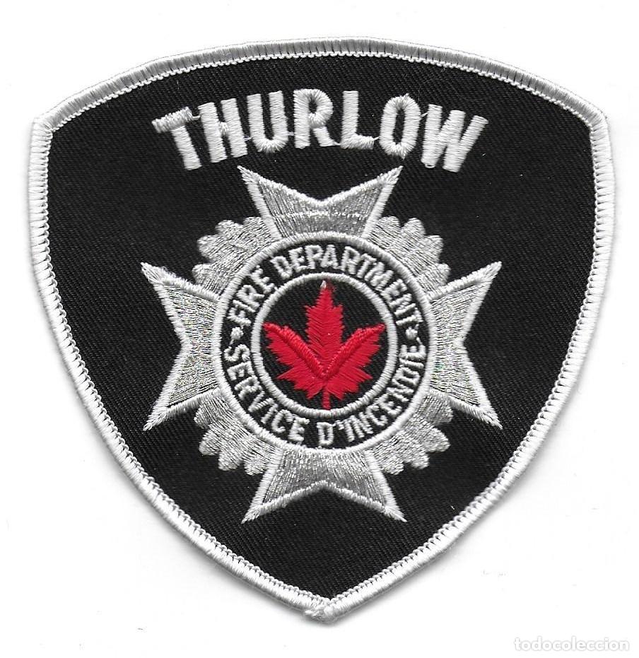 Militaria: parche BOMBERO CANADA THURLOW - Foto 1
