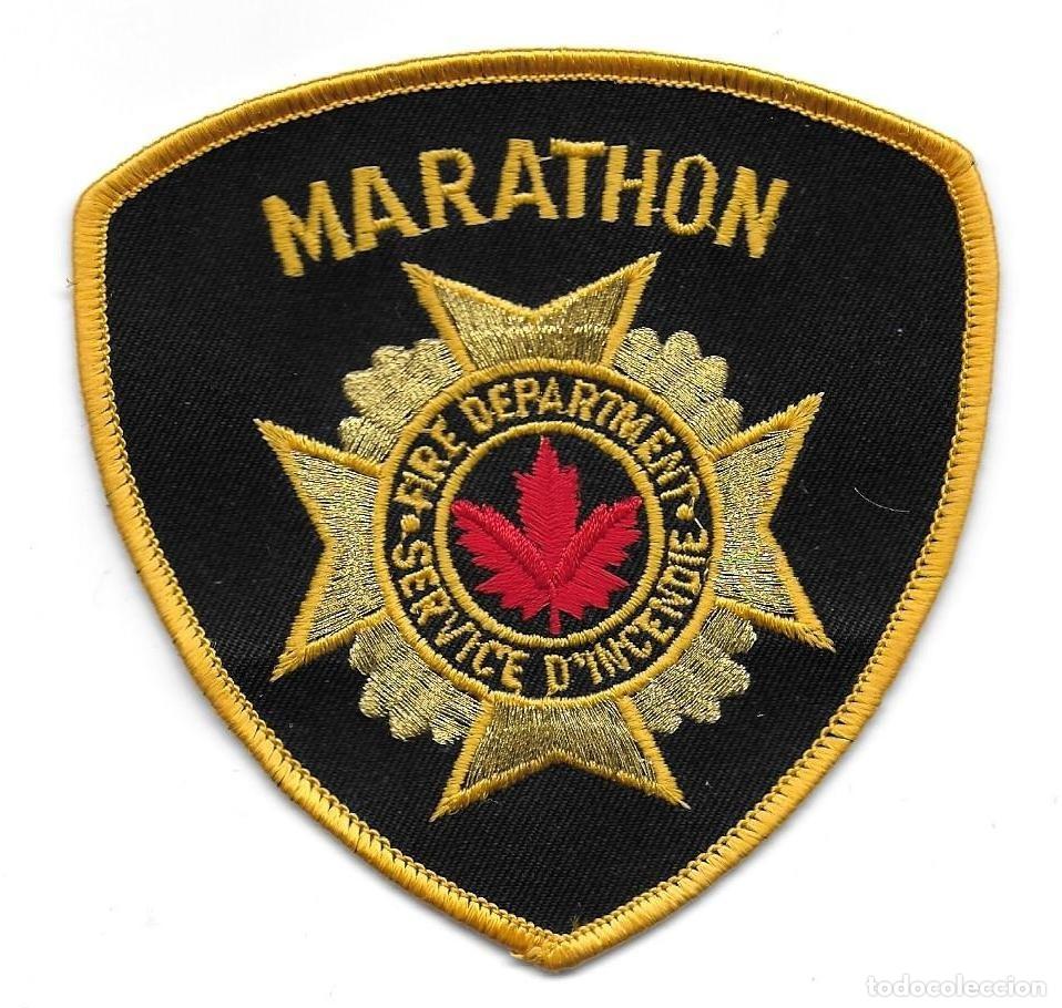 Militaria: parche BOMBERO CANADA MARATHON - Foto 1