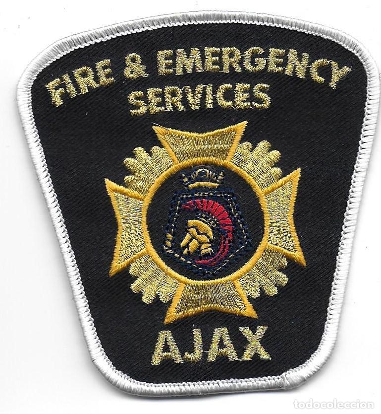 Militaria: parche BOMBERO CANADA AJAX - Foto 1