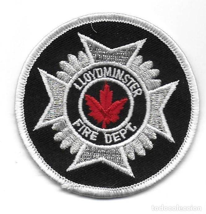 Militaria: parche BOMBEROS CANADA LLOYDMINSTER - Foto 1