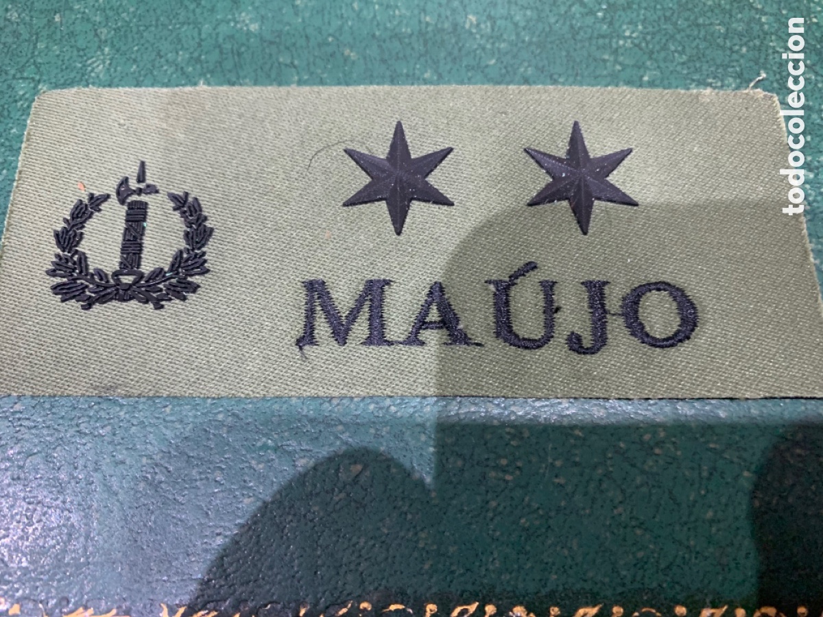Militaria: Parche de pecho con divisa y grado Teniente - Foto 2