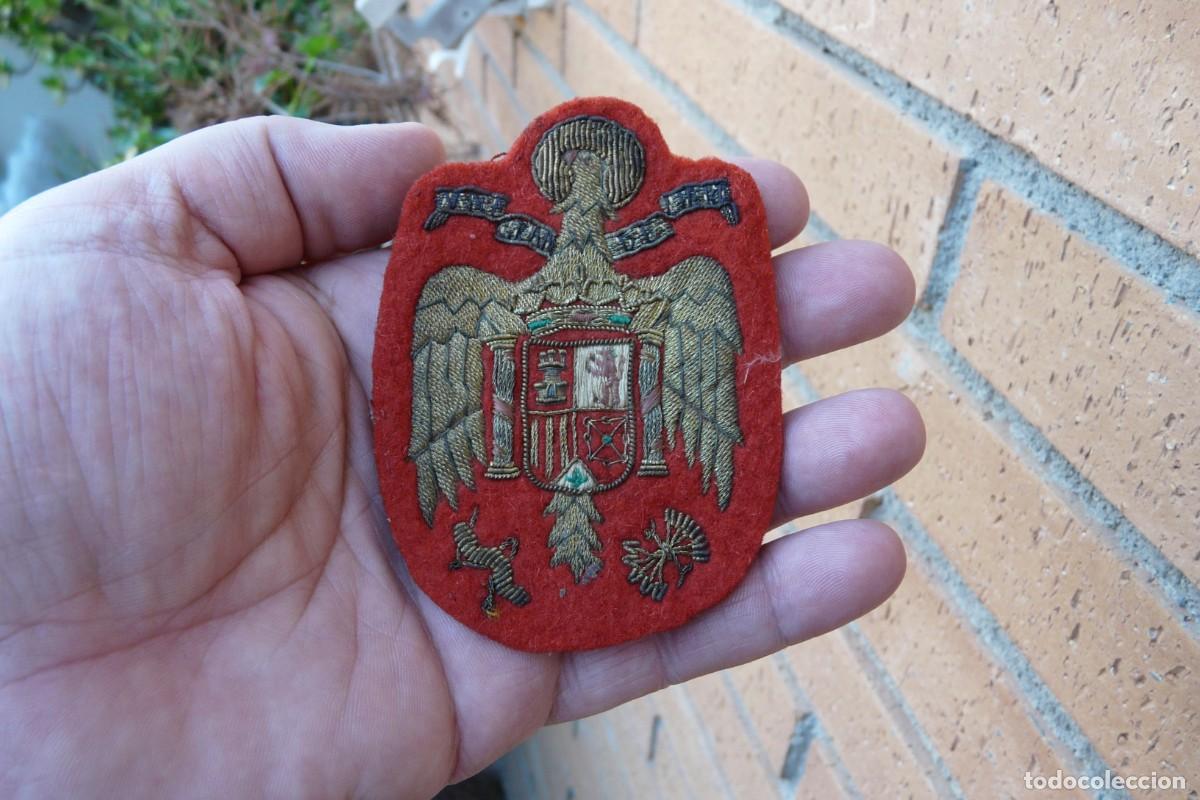 Militaria: ANTIGUO PARCHE AGUILA DE SAN JUAN EN HILO DE ORO JERARCA FALANGE