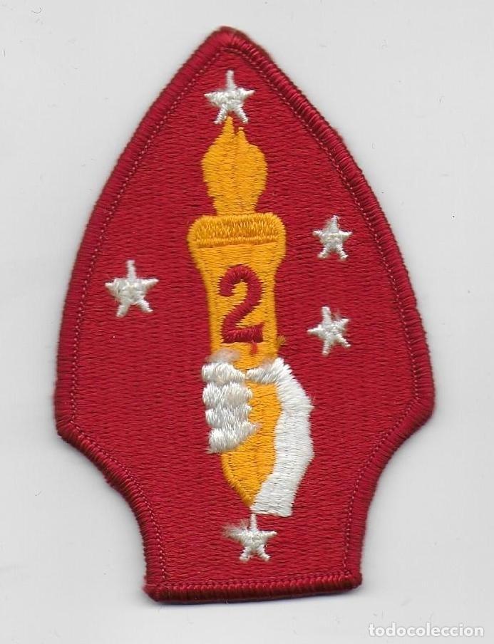 Militaria: parche MARINES USA 2&ordf; DIVISION - Foto 1