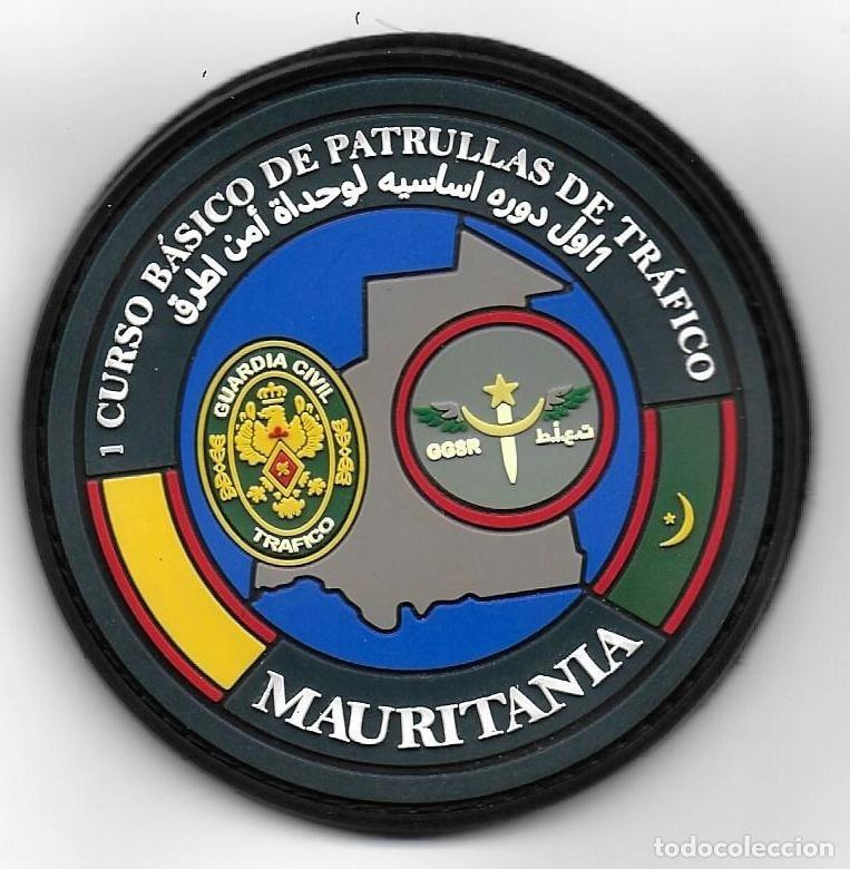 Militaria: parche POLICIA GUARDIA CIVIL DE TRAFICO EN MAURITANIA